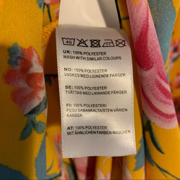 Stunning Flower print maxi dress by Bik Bok. - Picture 9 of 9